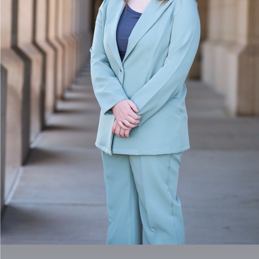 Mint Green Suit